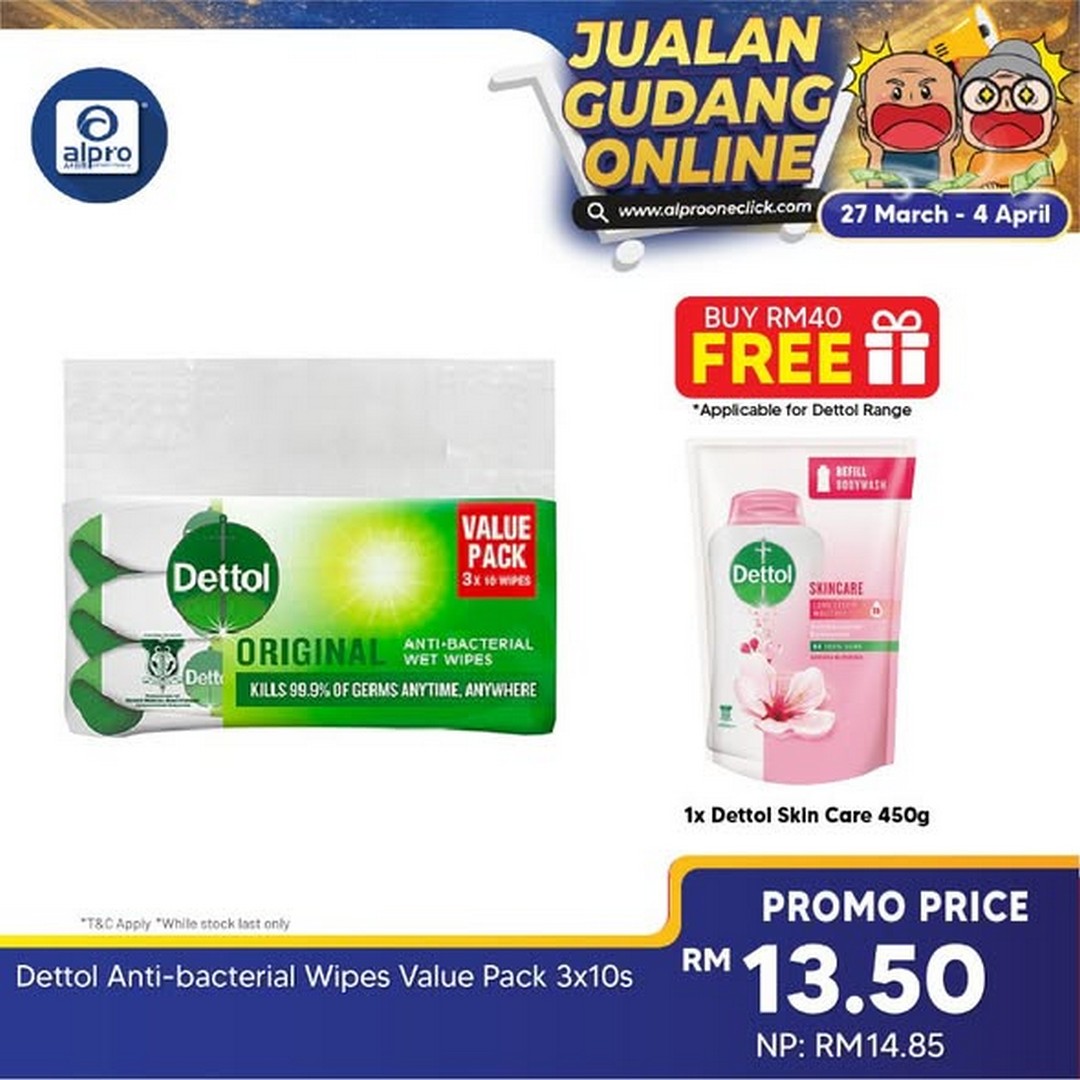 Alpro-Pharmacy-Dettol-Online-Warehouse-Sale-2 27 March – 7 April 2026: Alpro Pharmacy Dettol Online Warehouse Sale – Massive Health & Household Promotion with Daily Flash Deals and Free Gifts