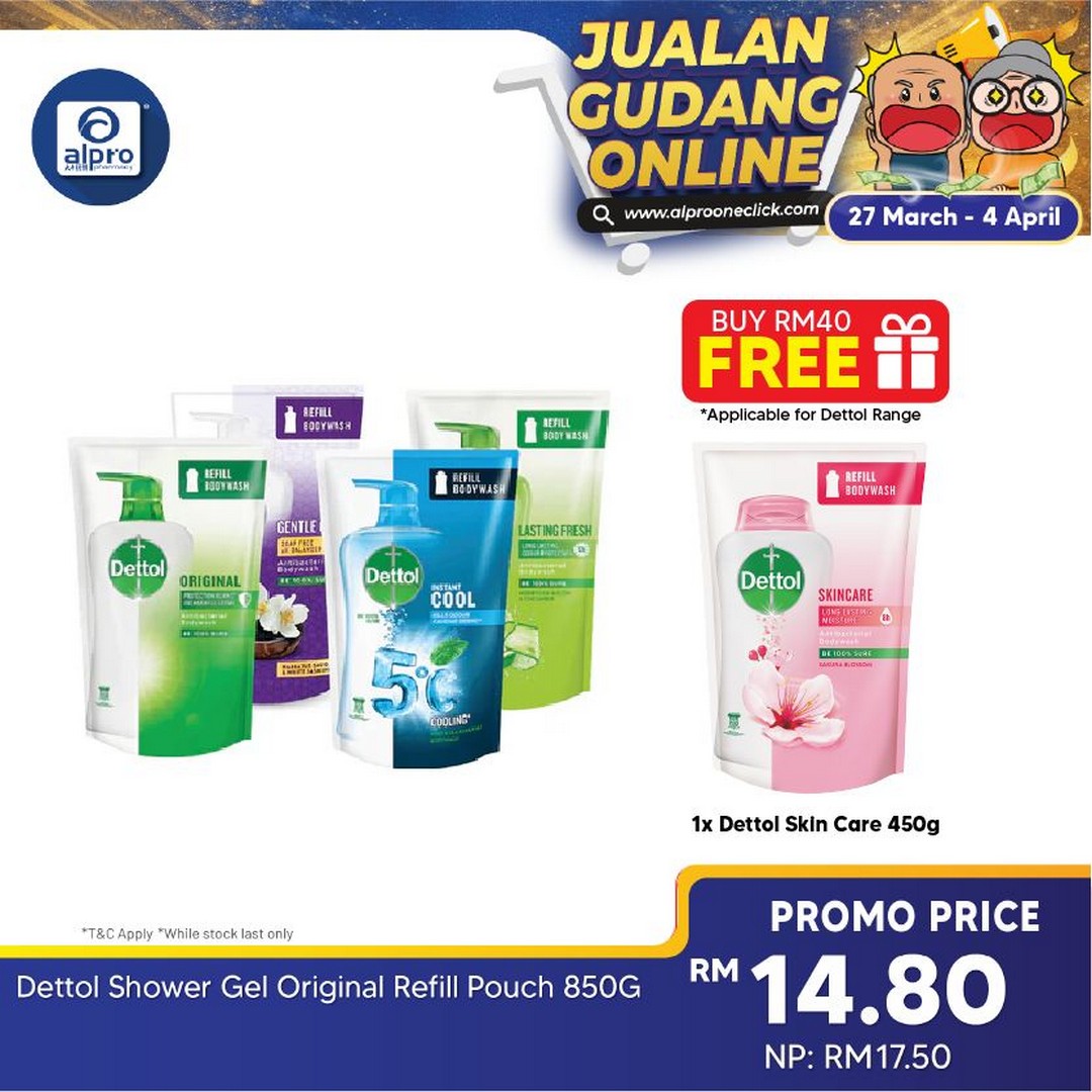 Alpro-Pharmacy-Dettol-Online-Warehouse-Sale-7 27 March – 7 April 2026: Alpro Pharmacy Dettol Online Warehouse Sale – Massive Health & Household Promotion with Daily Flash Deals and Free Gifts
