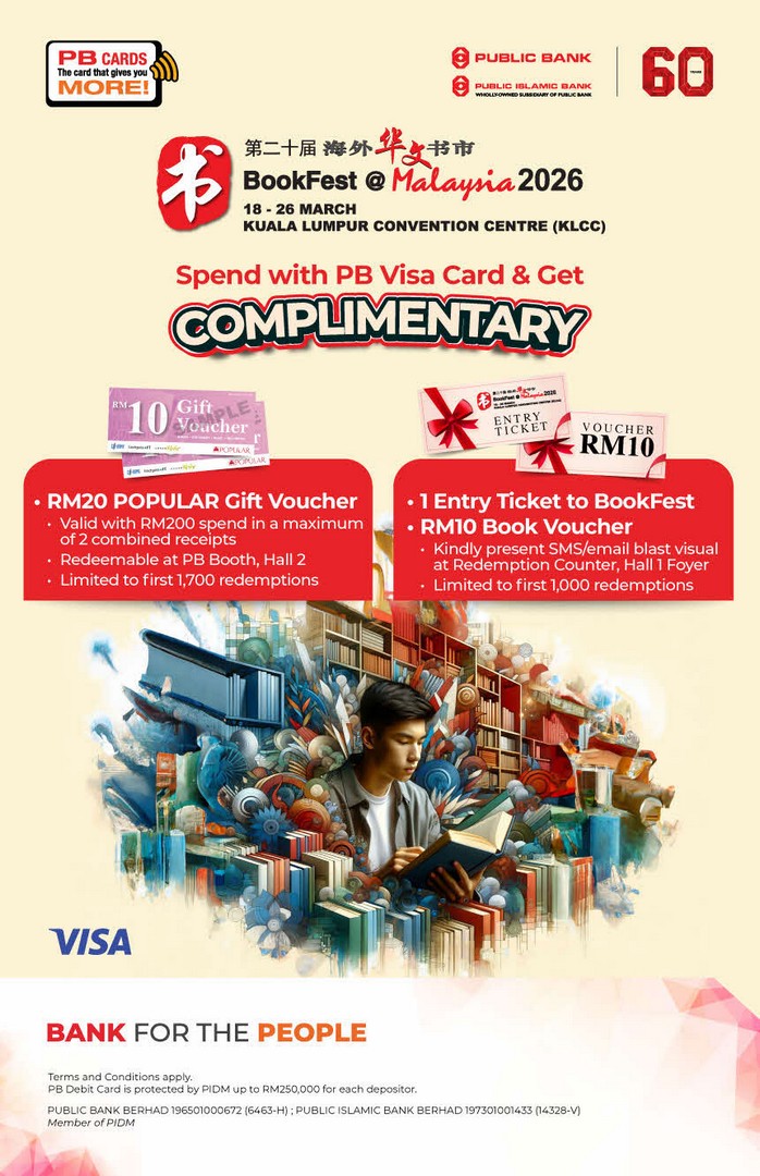 BookFest-@-Malaysia-2026-Exclusive-PB-Visa-Cardmember-Promotions 18-26 March 2026: BookFest @ Malaysia 2026: Exclusive PB Visa Cardmember Promotions and Giveaways