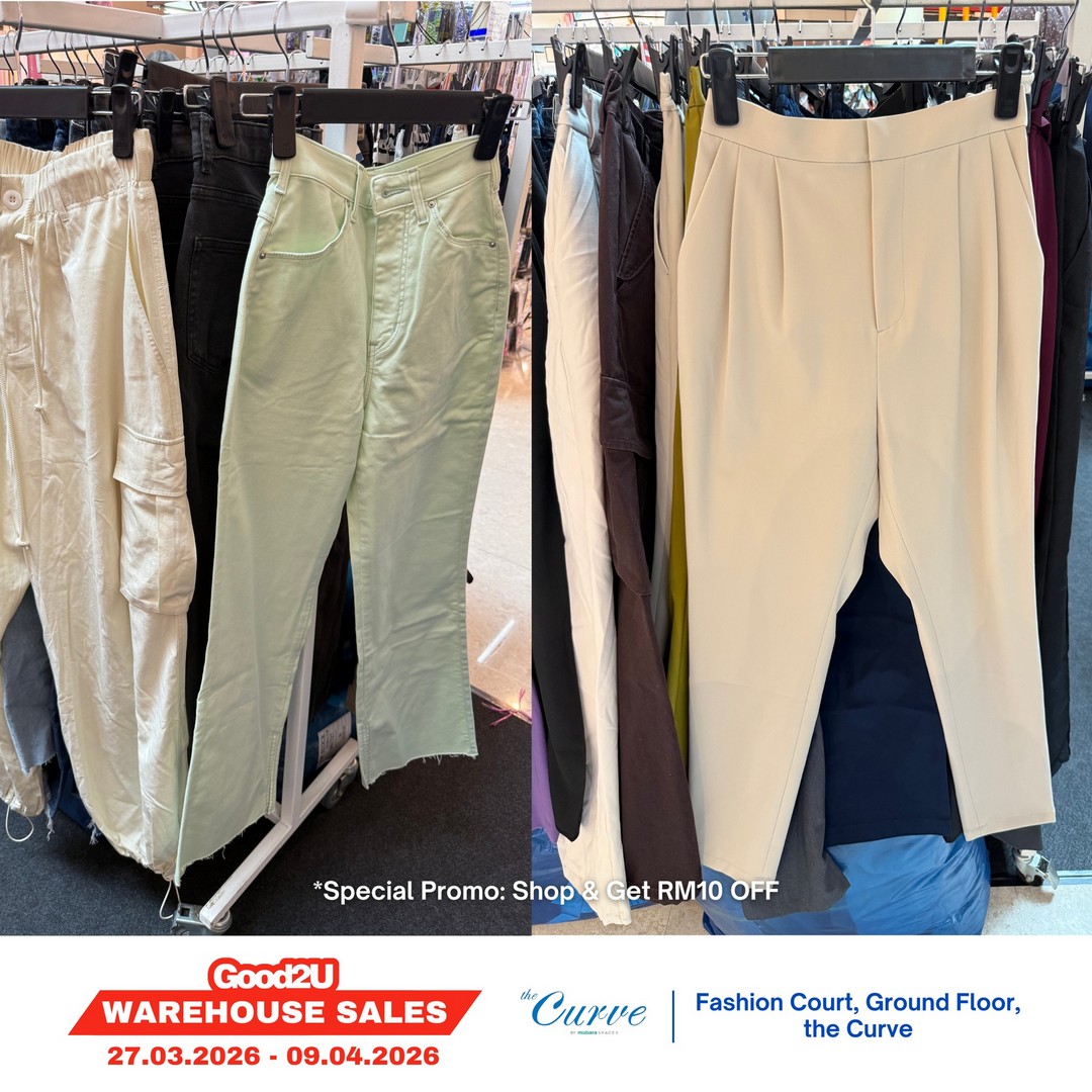 Good2U-Warehouse-Sale-at-The-Curve-Shopping-Mall-10-1 27 March-9 April 2026: Good2U: Warehouse Sale at The Curve Shopping Mall, Mutiara Damansara