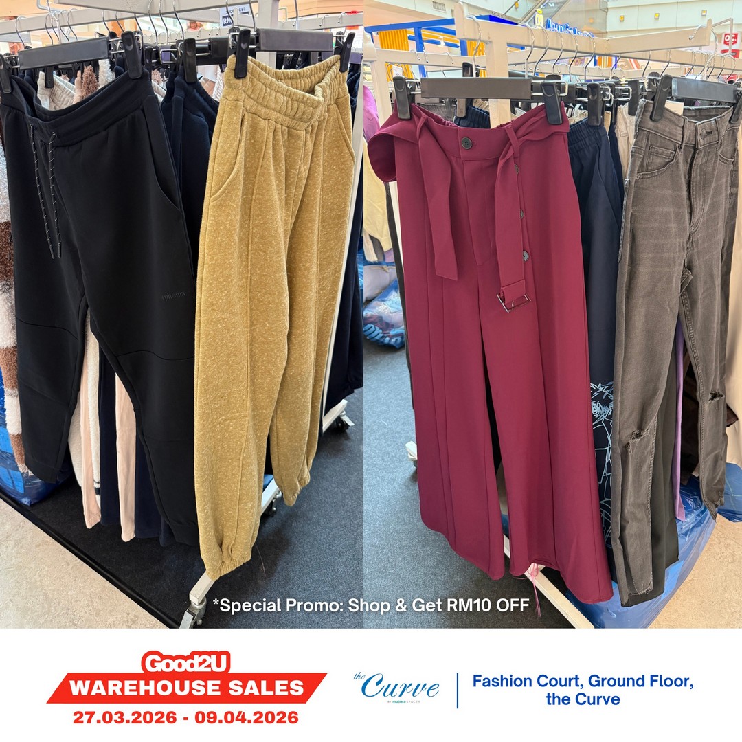 Good2U-Warehouse-Sale-at-The-Curve-Shopping-Mall-5-1 27 March-9 April 2026: Good2U: Warehouse Sale at The Curve Shopping Mall, Mutiara Damansara