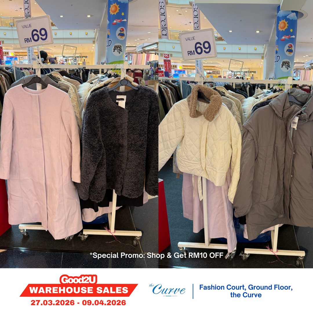 Good2U-Warehouse-Sale-at-The-Curve-Shopping-Mall-6-1 27 March-9 April 2026: Good2U: Warehouse Sale at The Curve Shopping Mall, Mutiara Damansara