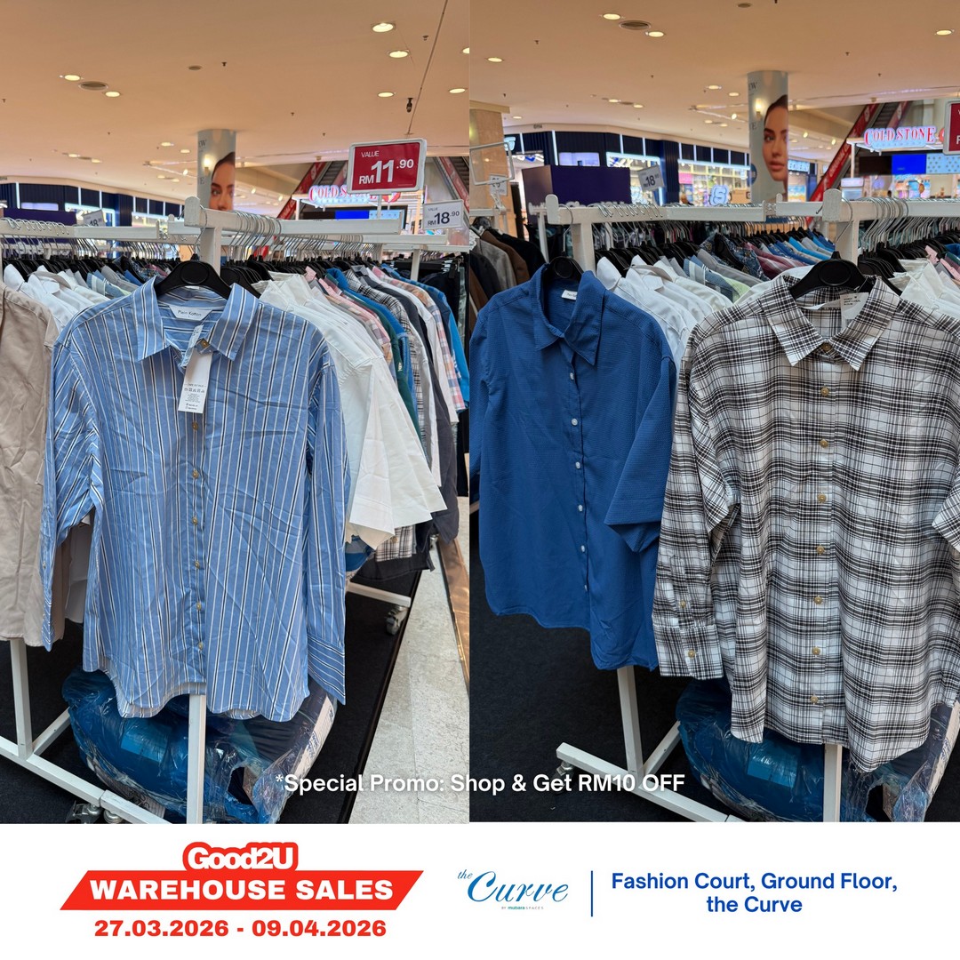 Good2U-Warehouse-Sale-at-The-Curve-Shopping-Mall-7-1 27 March-9 April 2026: Good2U: Warehouse Sale at The Curve Shopping Mall, Mutiara Damansara