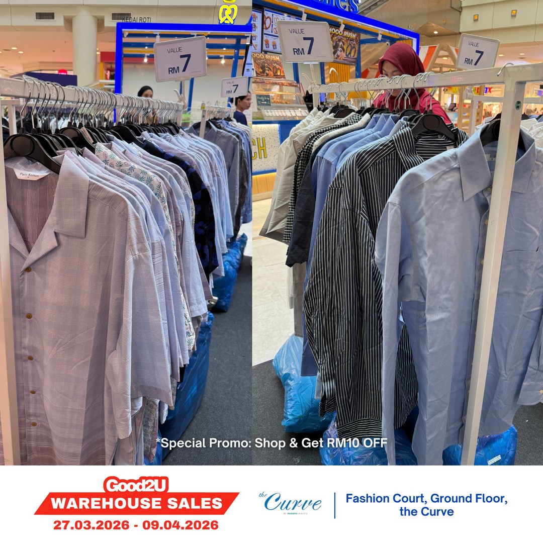 Good2U-Warehouse-Sale-at-The-Curve-Shopping-Mall-8-1 27 March-9 April 2026: Good2U: Warehouse Sale at The Curve Shopping Mall, Mutiara Damansara