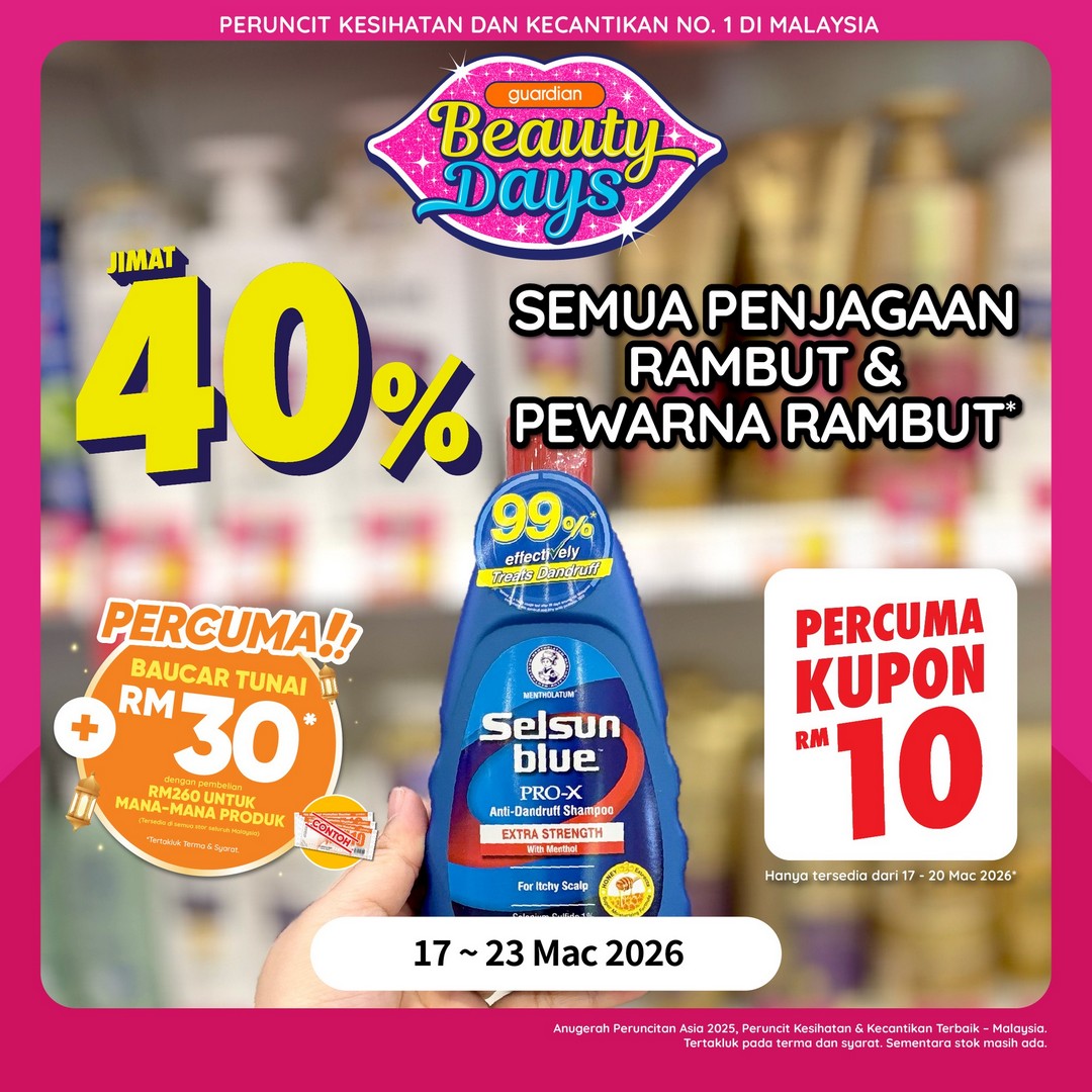 Guardian-Malaysia-Raya-Sale-Promotion-4 17–25 March 2026: Guardian Malaysia Raya Sale Promotion – Save Up to 50% on Beauty, Skincare, Haircare and More Across Stores and Online