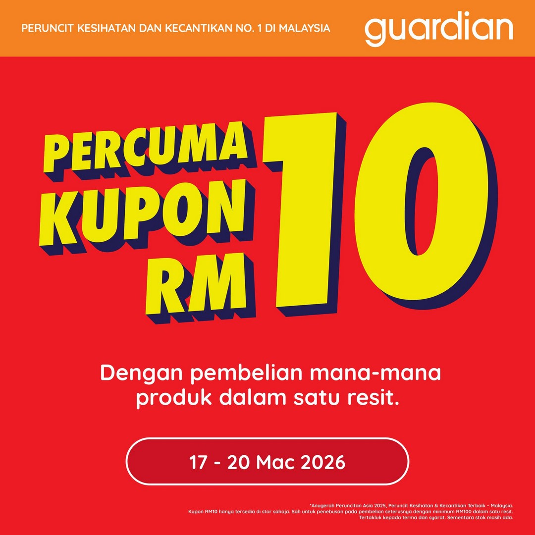 Guardian-Malaysia-Raya-Sale-Promotion-8 17–25 March 2026: Guardian Malaysia Raya Sale Promotion – Save Up to 50% on Beauty, Skincare, Haircare and More Across Stores and Online