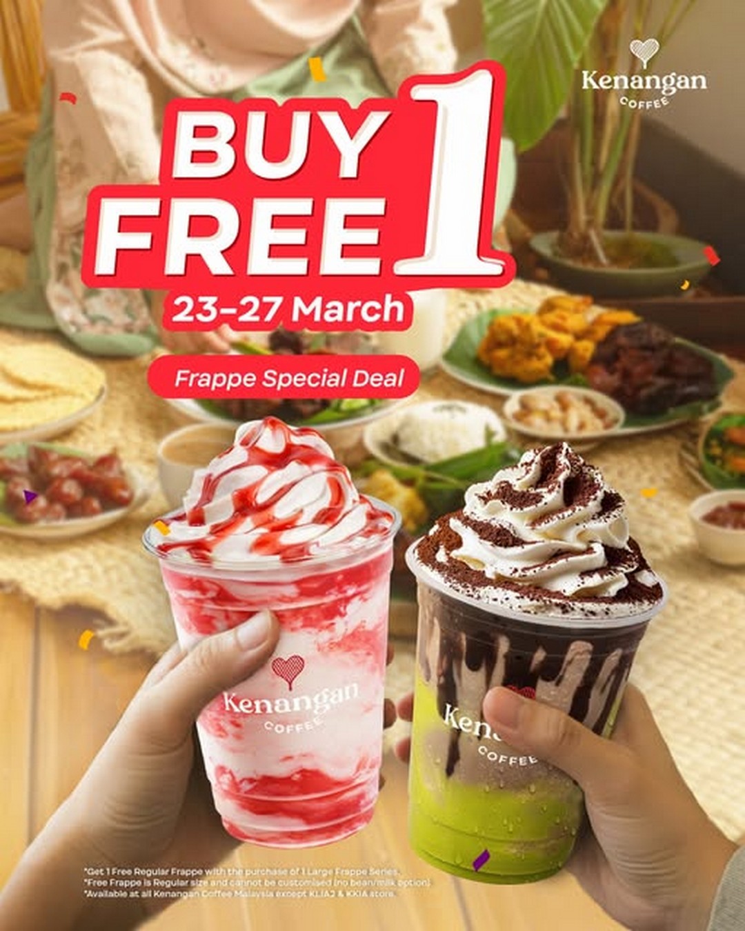Kenangan-Coffee-Malaysia-Raya-Frappe-Buy-1-Free-1-Promotion 23–27 March 2026: Kenangan Coffee Malaysia Raya Frappe Buy 1 Free 1 Promotion – Chill Iced Treats Across Stores, Limited Time Offer