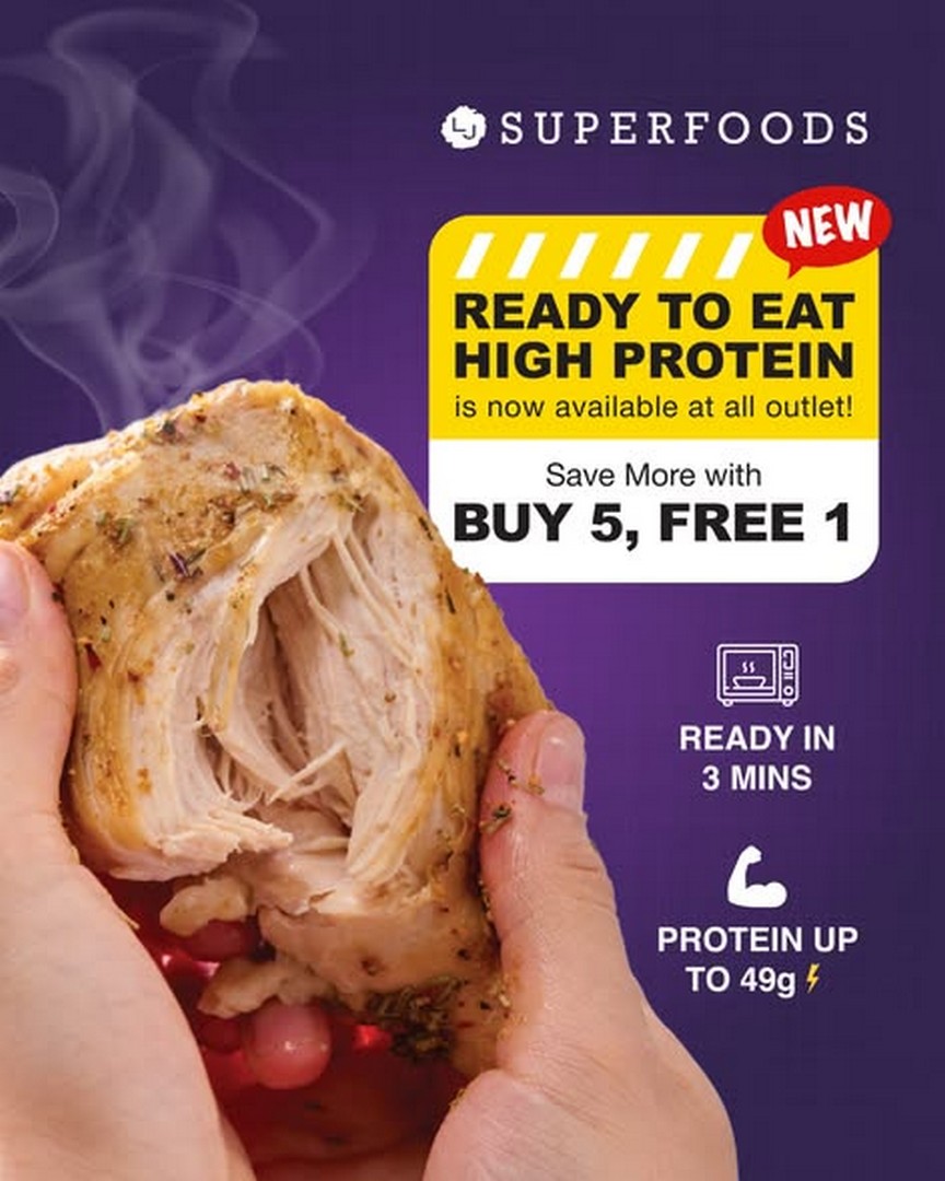 La-Juiceria-Superfoods-Protein-Range-Promotion 4 March 2026 onwards: La Juiceria Superfoods Protein Range Promotion – Buy 5 Free 1 Deal with FREE Cooler Bag
