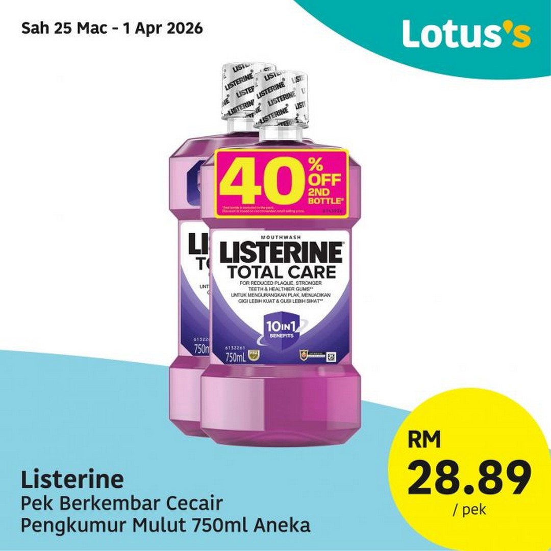 Lotuss-Weekly-Grocery-Deals-Promotion-13 25 March 2026 – 1 April 2026: Lotus’s Weekly Grocery Deals Promotion – Buy 1 Free 1 Seafood, Fresh Produce and Everyday Essentials Across Malaysia