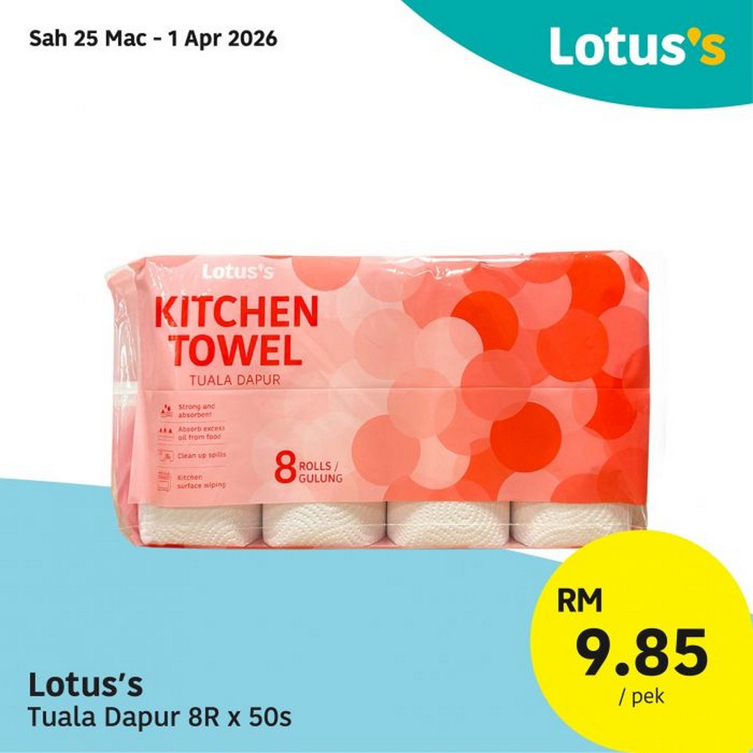 Lotuss-Weekly-Grocery-Deals-Promotion-14 25 March 2026 – 1 April 2026: Lotus’s Weekly Grocery Deals Promotion – Buy 1 Free 1 Seafood, Fresh Produce and Everyday Essentials Across Malaysia