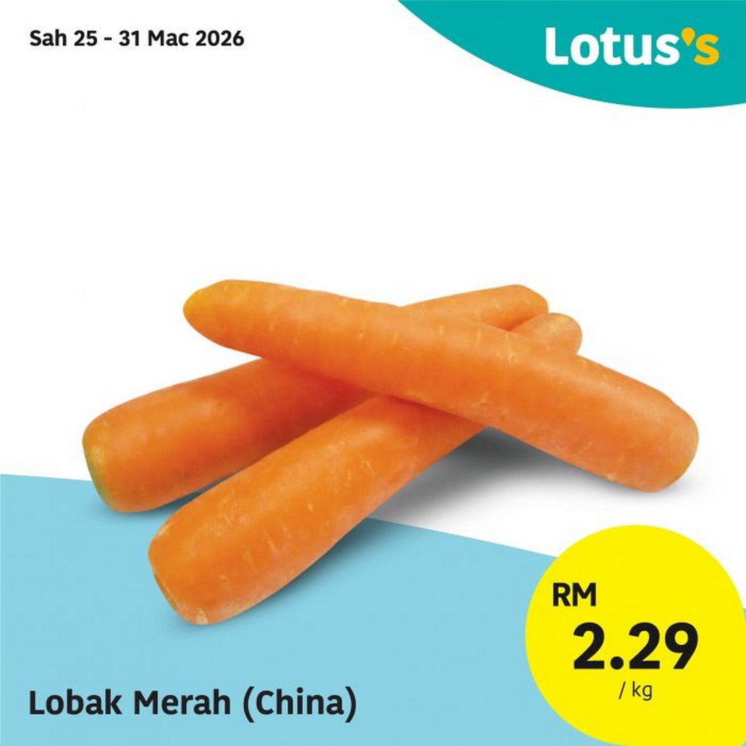 Lotuss-Weekly-Grocery-Deals-Promotion-5 25 March 2026 – 1 April 2026: Lotus’s Weekly Grocery Deals Promotion – Buy 1 Free 1 Seafood, Fresh Produce and Everyday Essentials Across Malaysia