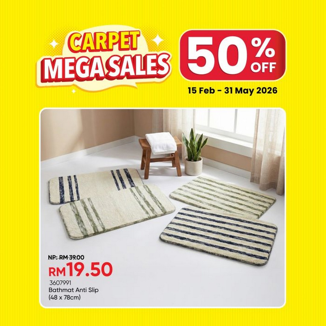 MR-DIY-Carpet-Mega-Sale-50-OFF-1 15 February-31 May 2026: MR DIY: Carpet Mega Sale 50% OFF: Home Essentials Promotion