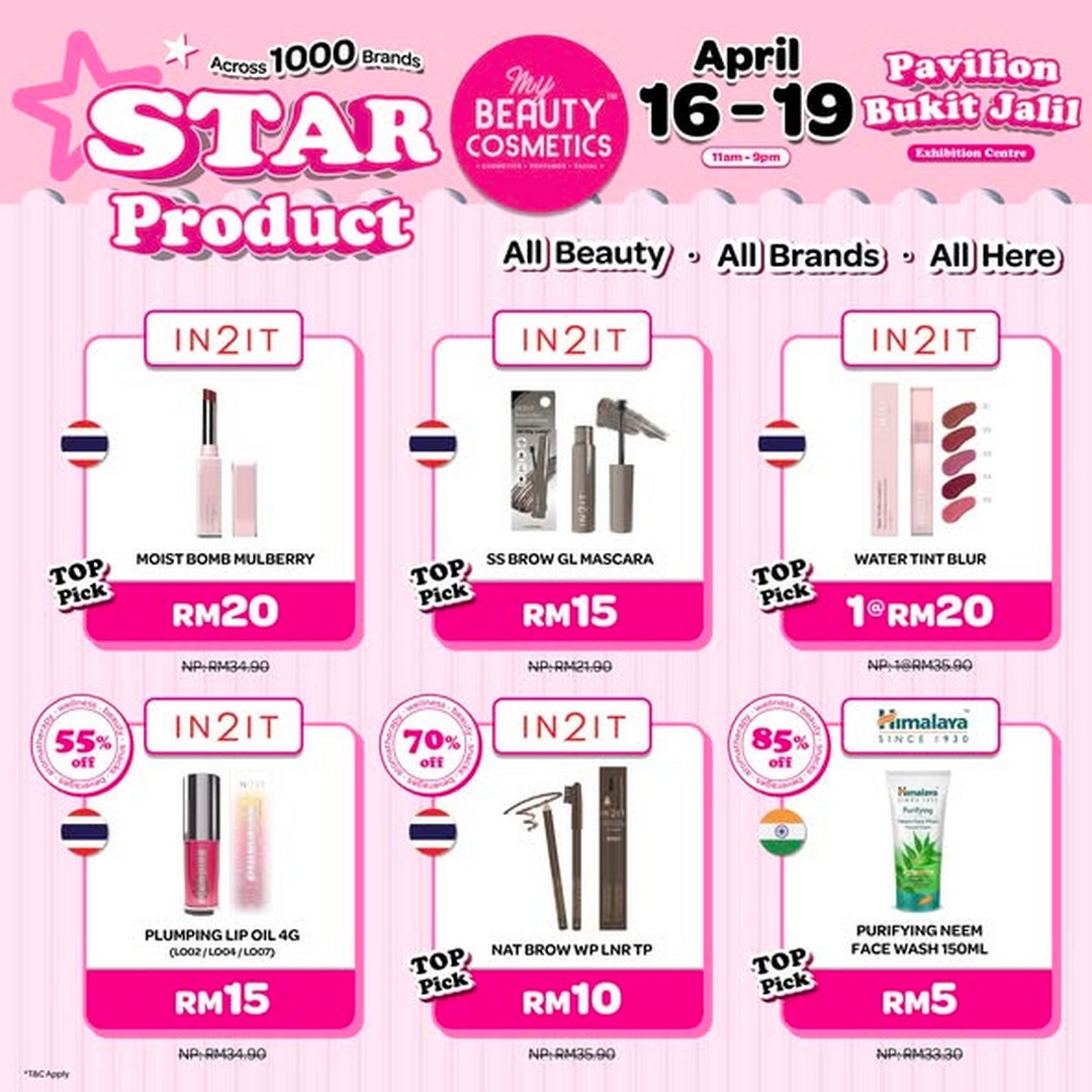 My-Beauty-Cosmetics-Expo-Pavilion-Bukit-Jalil-2 16–19 April 2026: My Beauty & Cosmetics Expo, Pavilion Bukit Jalil: Beauty Sale & Promotion Event with Facial Masks from RM1 and Exclusive Rewards