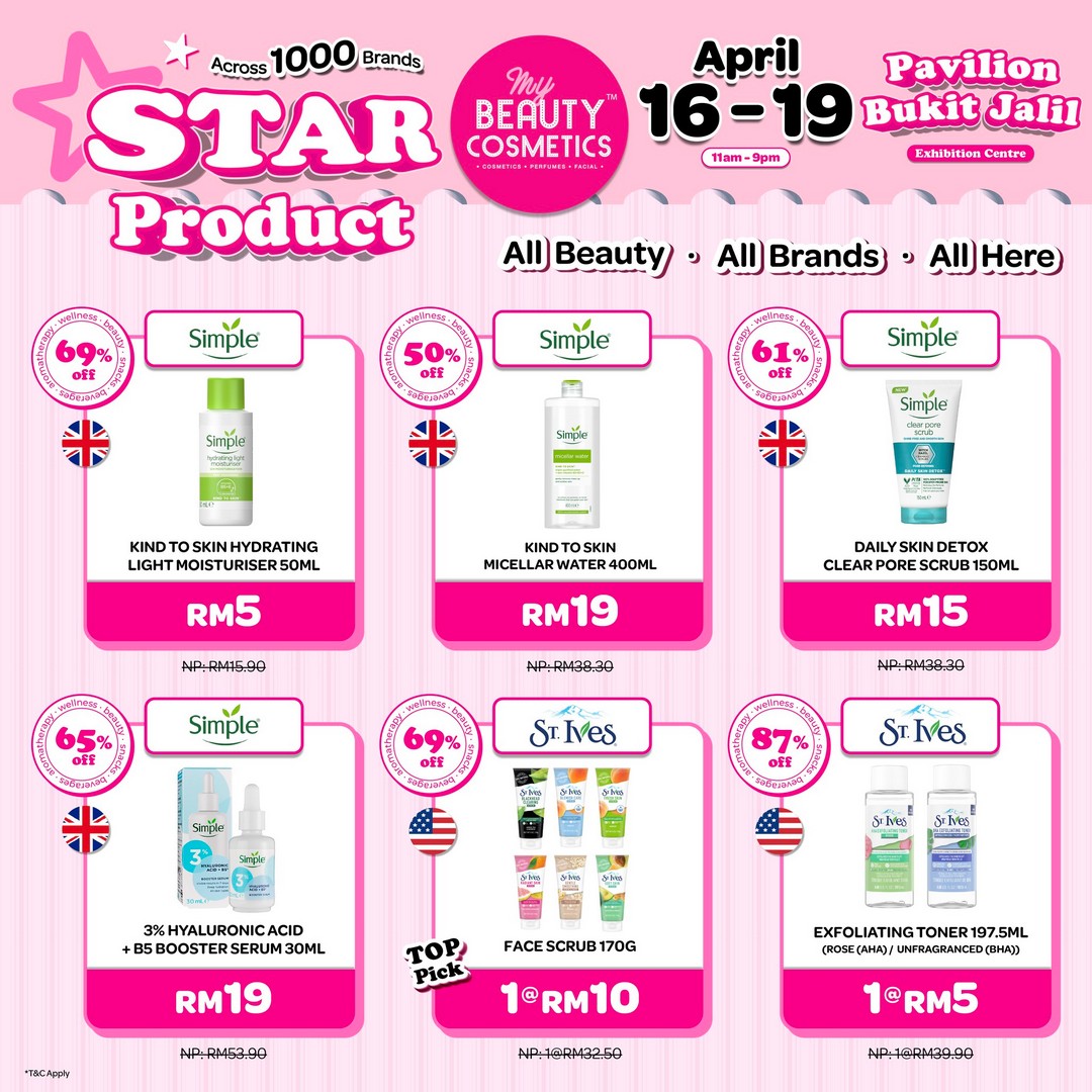 My-Beauty-Cosmetics-Expo-Pavilion-Bukit-Jalil-22 16–19 April 2026: My Beauty & Cosmetics Expo, Pavilion Bukit Jalil: Beauty Sale & Promotion Event with Facial Masks from RM1 and Exclusive Rewards