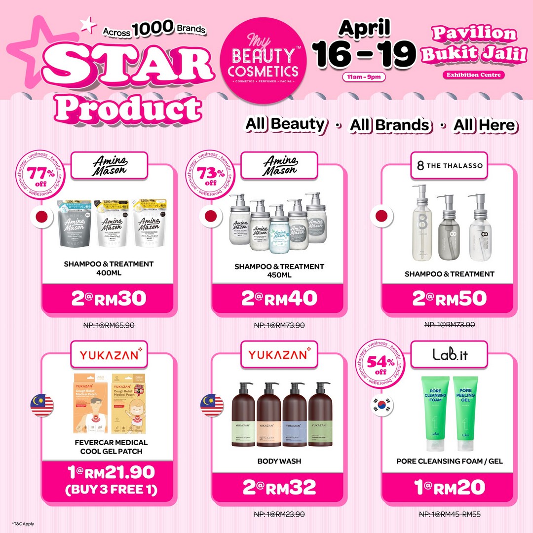 My-Beauty-Cosmetics-Expo-Pavilion-Bukit-Jalil-25 16–19 April 2026: My Beauty & Cosmetics Expo, Pavilion Bukit Jalil: Beauty Sale & Promotion Event with Facial Masks from RM1 and Exclusive Rewards