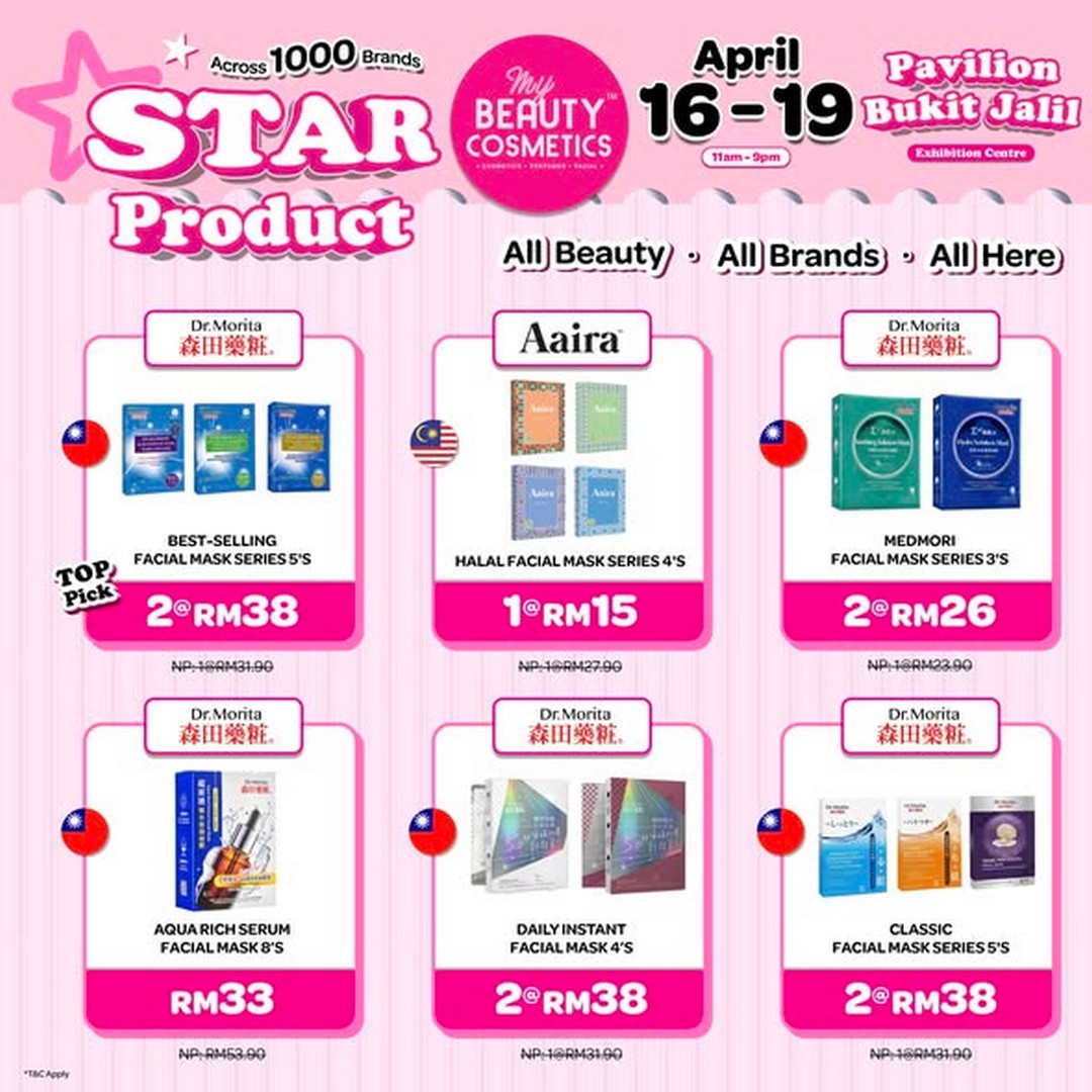 My-Beauty-Cosmetics-Expo-Pavilion-Bukit-Jalil-3 16–19 April 2026: My Beauty & Cosmetics Expo, Pavilion Bukit Jalil: Beauty Sale & Promotion Event with Facial Masks from RM1 and Exclusive Rewards