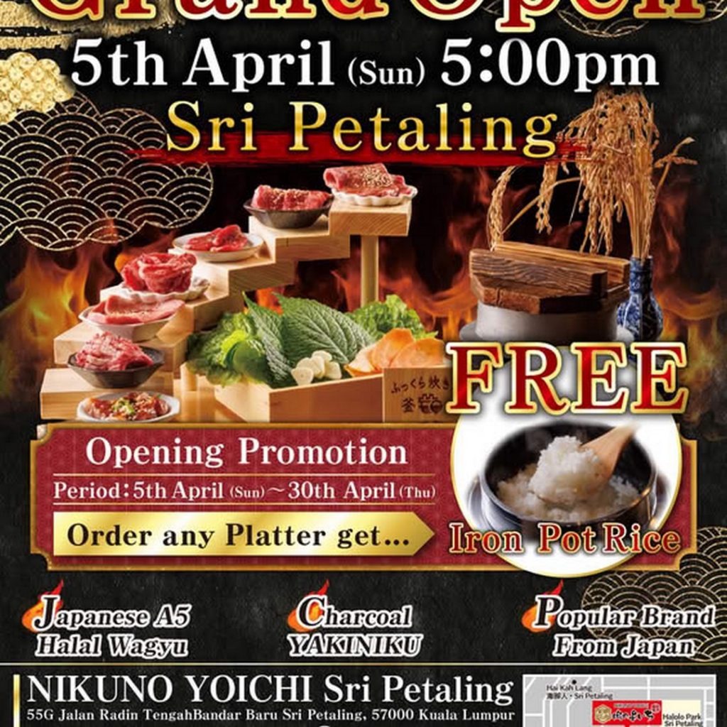 5-30 April 2026: Nikuno Yoichi Sri Petaling: Grand Opening Promotion on ...