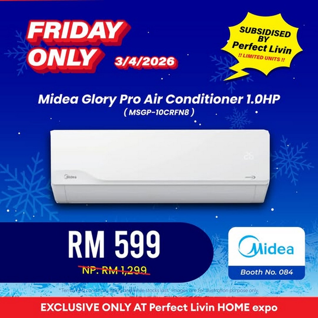 Perfect-Livin-Home-Expo-Aircond-Deals-at-IOI-City-Mall-Putrajaya-1 3–5 April 2026: Perfect Livin Home Expo Aircond Deals at IOI City Mall Putrajaya – Air Conditioner Promotion from RM599 with Top Brands Sale