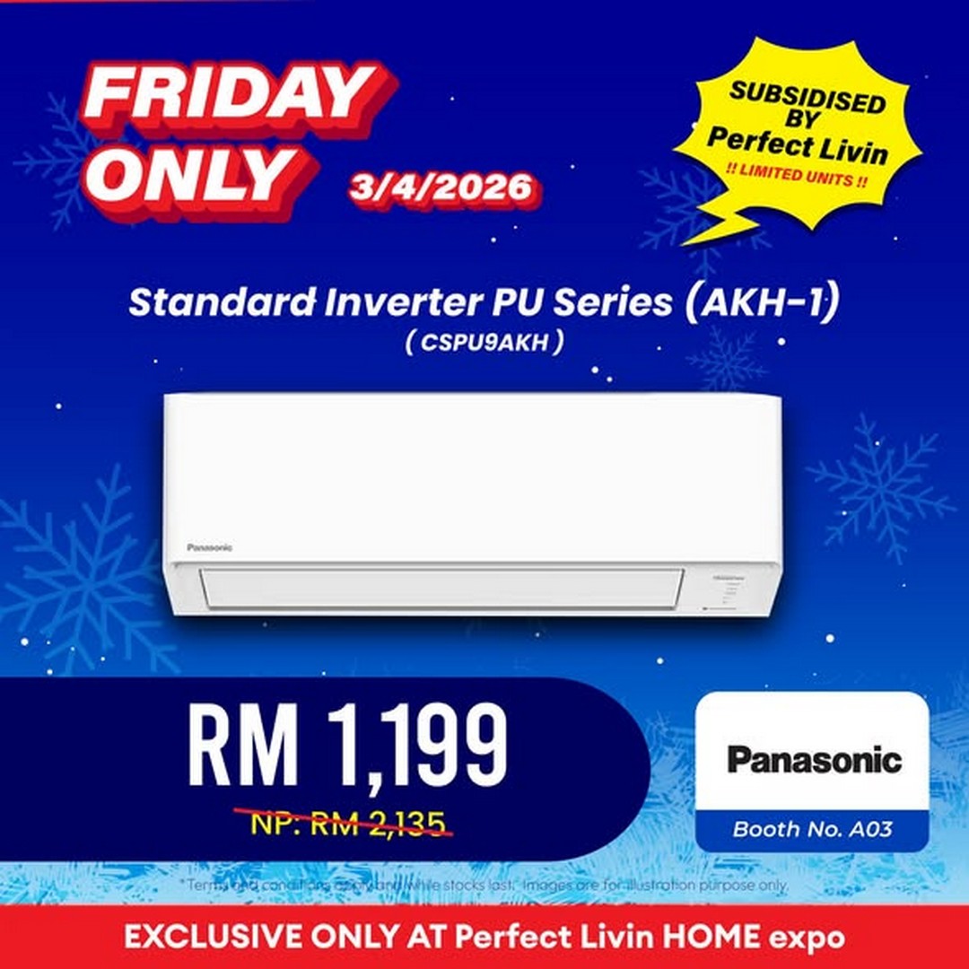 Perfect-Livin-Home-Expo-Aircond-Deals-at-IOI-City-Mall-Putrajaya-3 3–5 April 2026: Perfect Livin Home Expo Aircond Deals at IOI City Mall Putrajaya – Air Conditioner Promotion from RM599 with Top Brands Sale