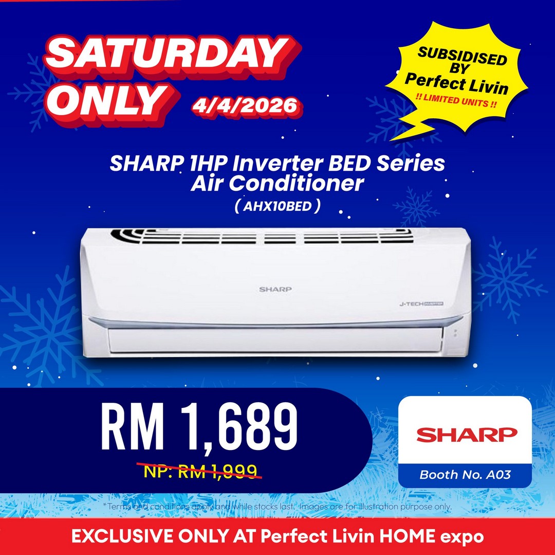 Perfect-Livin-Home-Expo-Aircond-Deals-at-IOI-City-Mall-Putrajaya-6 3–5 April 2026: Perfect Livin Home Expo Aircond Deals at IOI City Mall Putrajaya – Air Conditioner Promotion from RM599 with Top Brands Sale