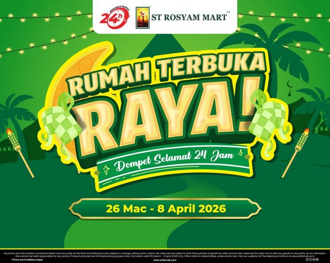 ST-Rosyam-Mart-Rumah-Terbuka-Raya-Promotion 26 March–8 April 2026: ST Rosyam Mart Rumah Terbuka Raya Promotion – Massive Grocery Savings for Your Festive Open House