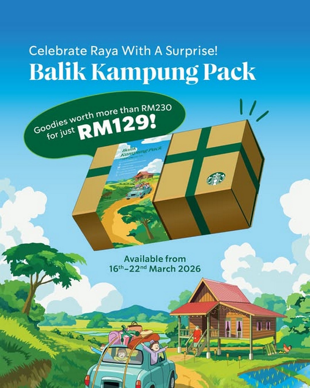 Starbucks-Malaysia-Balik-Kampung-Pack-Raya-Promotion 16-22 March 2026: Starbucks Malaysia: Balik Kampung Pack Raya Promotion: Exclusive Festive Goodies at RM129