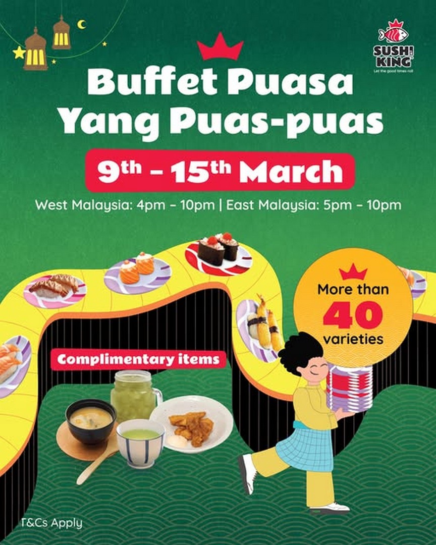 Sushi-King-Malaysia-Unlimited-Sushi-Buffet-Promotion 9-15 March 2026: Sushi King Malaysia: Unlimited Sushi Buffet Promotion for Ramadan Celebration