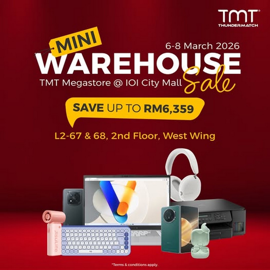 TMT-Malaysia-Mini-Warehouse-Sale 6-8 March 2026: TMT Malaysia: Mini Warehouse Sale: Massive Discounts on Tech Gadgets and Accessories