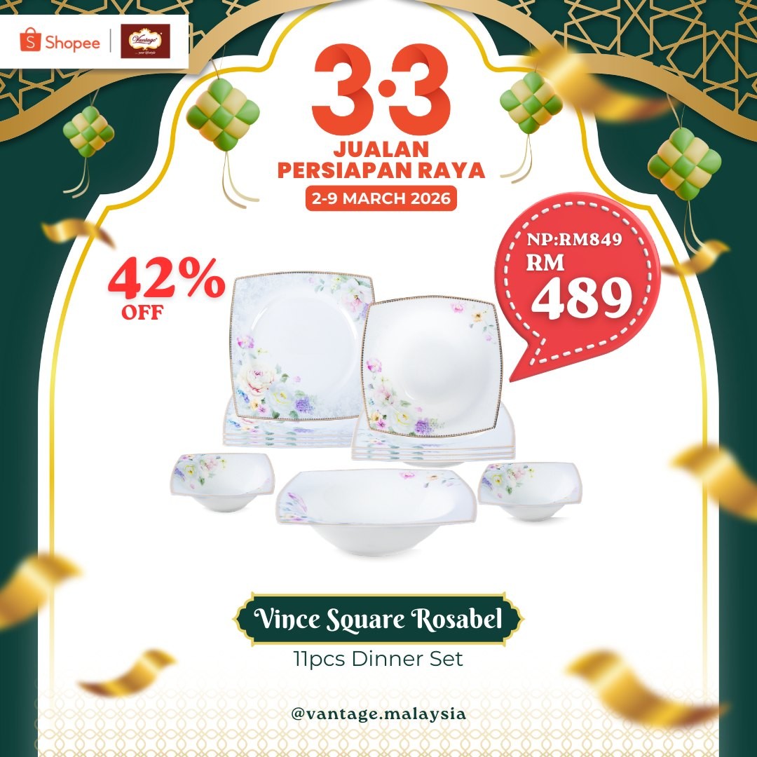 Vantage-Shopee-3.3-Eid-Preparation-Sale-11 2-9 March 2026: Vantage: Shopee 3.3 Eid Preparation Sale – Upgrade Your Kitchen & Dining for Raya