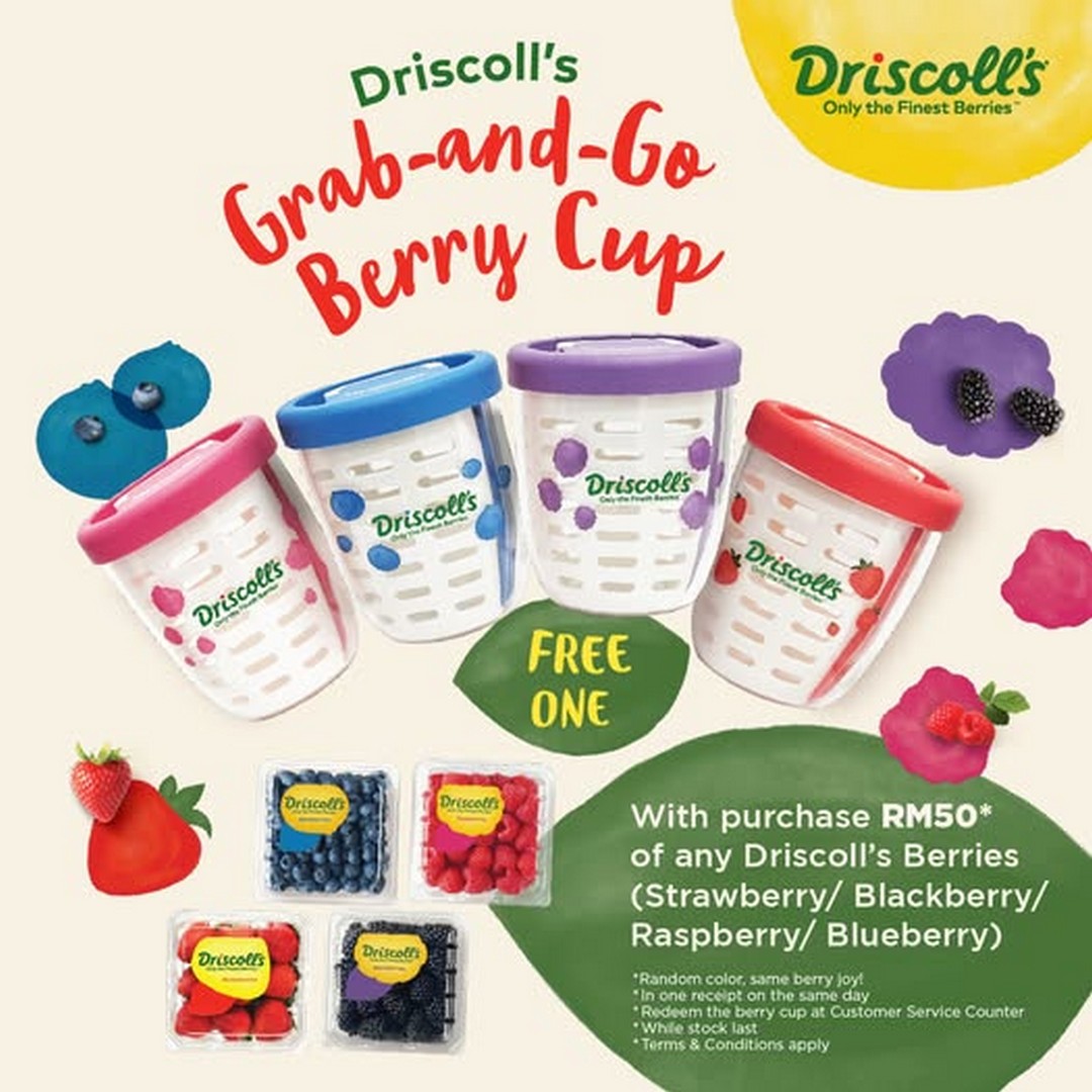 Village-Grocer-Driscolls-Berries-Sampling-Event-Free-Gift-Promotion 28–29 March & 4–5 April 2026: Village Grocer Driscoll’s Berries Sampling Event & Free Gift Promotion