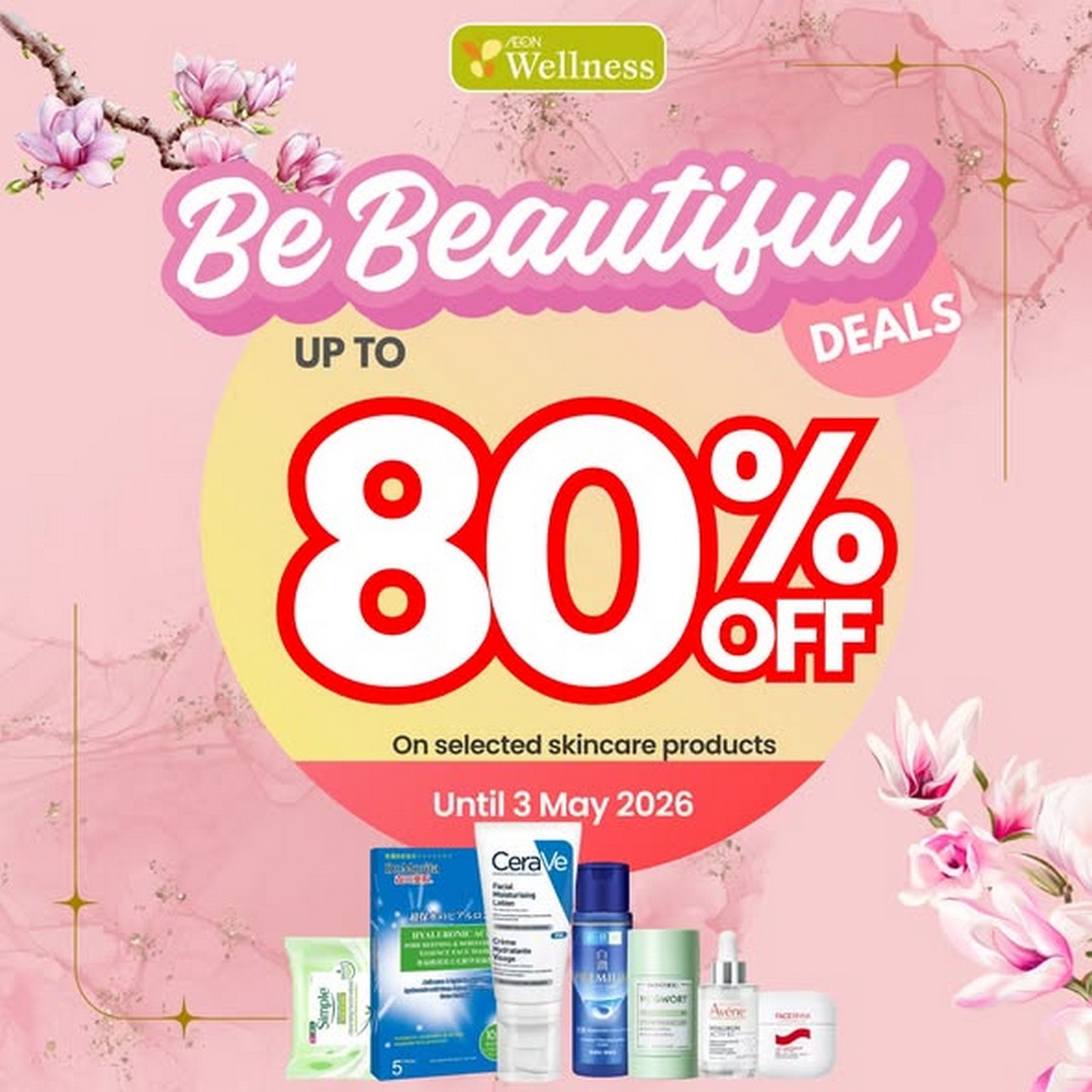 AEON-Wellness-Body-Care-Skincare-Promotion-Up-to-50-Off 30 April–3 May 2026: AEON Wellness Body Care & Skincare Promotion, Up to 50% Off Glow From Head to Toe Sale in Malaysia
