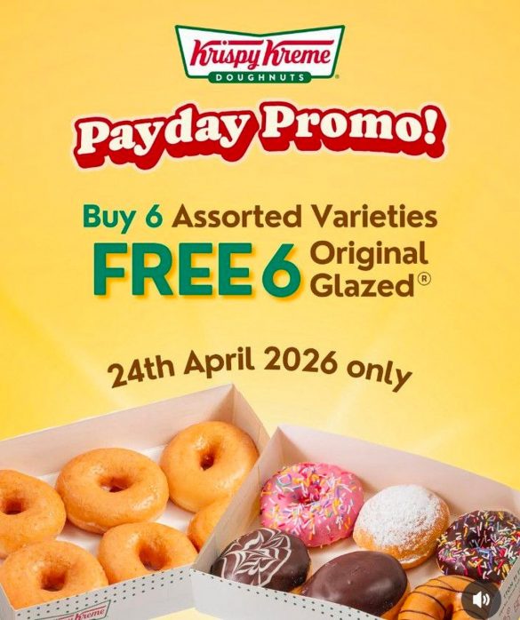 Walk In Promotions 24 April 2026: Krispy Kreme Malaysia: Payday Promotion Buy 6 Assorted ...
