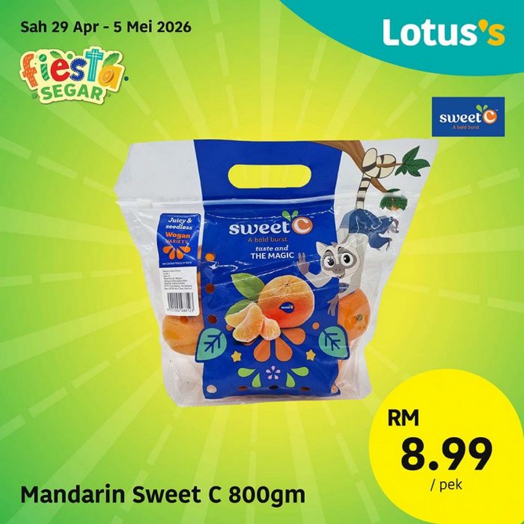 Lotuss-Fiesta-Segar-Buy-1-Free-1-Promotion-6 29 April–5 May 2026: Lotus’s Fiesta Segar Buy 1 Free 1 Promotion, Fresh Groceries Savings Event in Malaysia