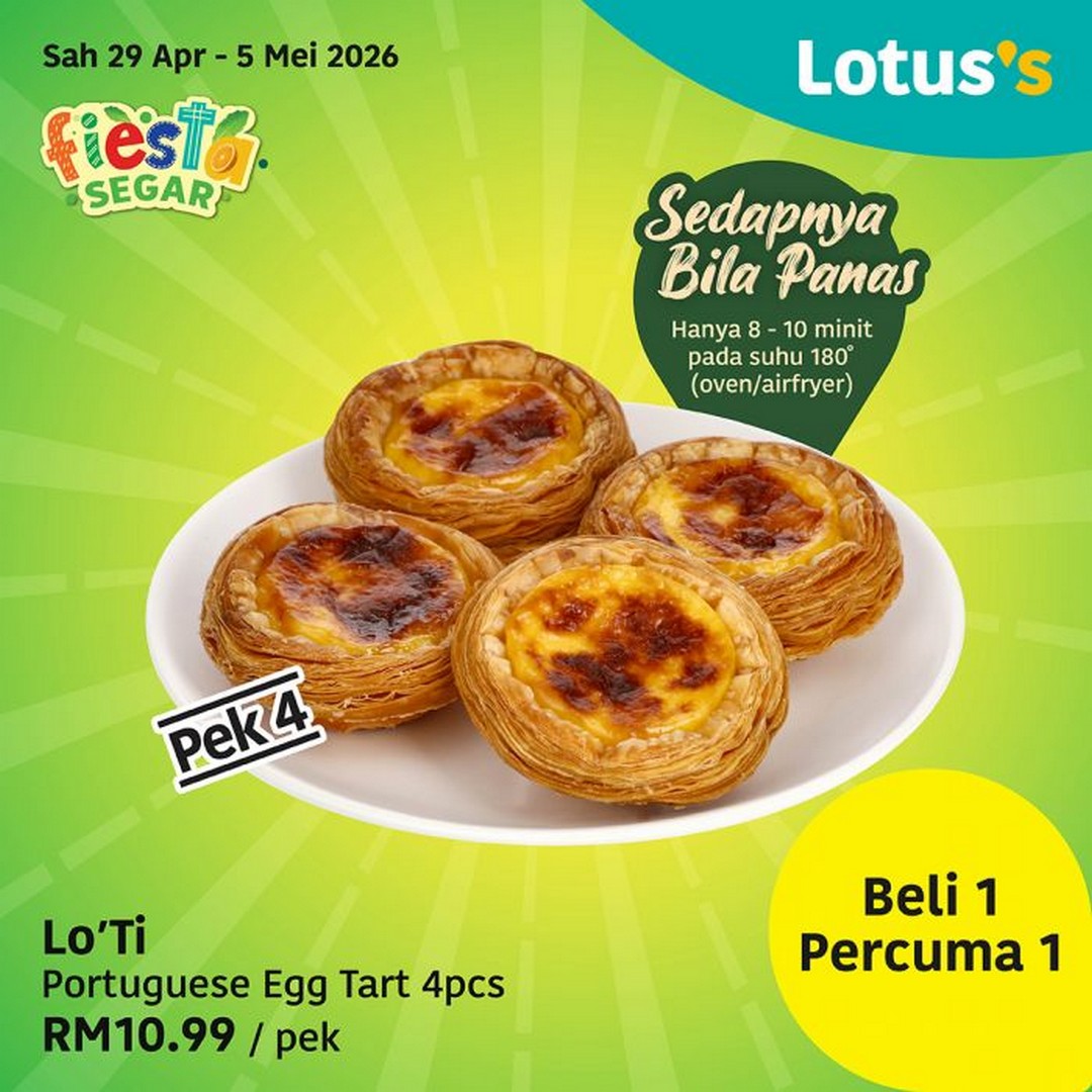 Lotuss-Fiesta-Segar-Buy-1-Free-1-Promotion-7 29 April–5 May 2026: Lotus’s Fiesta Segar Buy 1 Free 1 Promotion, Fresh Groceries Savings Event in Malaysia
