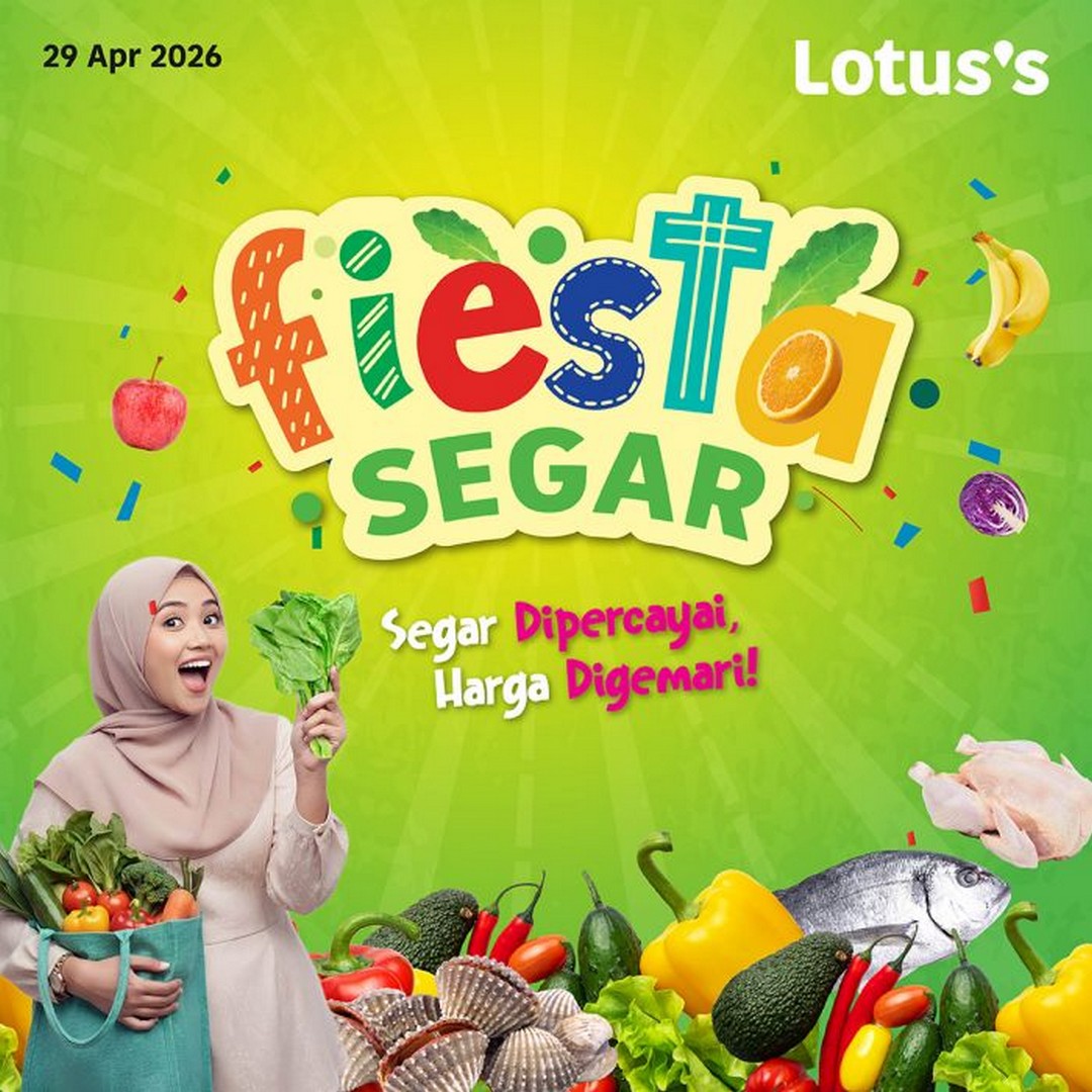 Lotuss-Fiesta-Segar-Buy-1-Free-1-Promotion 29 April–5 May 2026: Lotus’s Fiesta Segar Buy 1 Free 1 Promotion, Fresh Groceries Savings Event in Malaysia