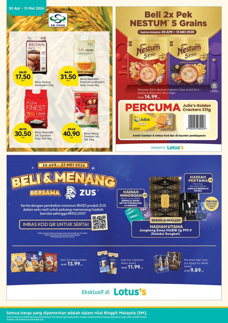 Lotuss-Malaysia-Harga-Hangat-Buy-1-Free-1-Promotion-12 30 April-13 May 2026: Lotus’s Malaysia Harga Hangat & Buy 1 Free 1 Promotion Catalogue, Massive Grocery Savings, Fresh Produce Deals & Household Discounts