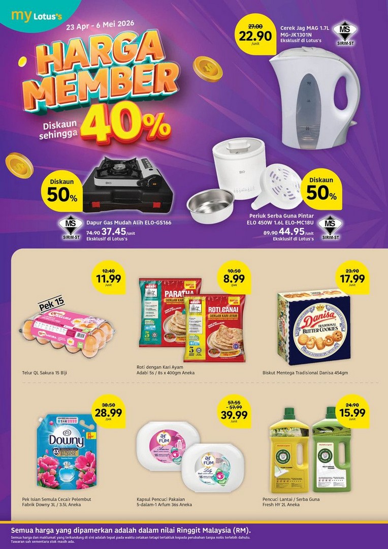 Lotuss-Malaysia-Harga-Hangat-Buy-1-Free-1-Promotion-7 30 April-13 May 2026: Lotus’s Malaysia Harga Hangat & Buy 1 Free 1 Promotion Catalogue, Massive Grocery Savings, Fresh Produce Deals & Household Discounts