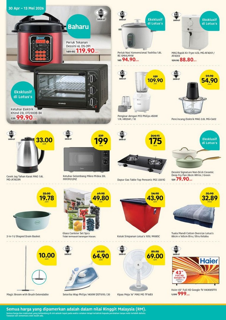 Lotuss-Malaysia-Harga-Hangat-Buy-1-Free-1-Promotion-9 30 April-13 May 2026: Lotus’s Malaysia Harga Hangat & Buy 1 Free 1 Promotion Catalogue, Massive Grocery Savings, Fresh Produce Deals & Household Discounts