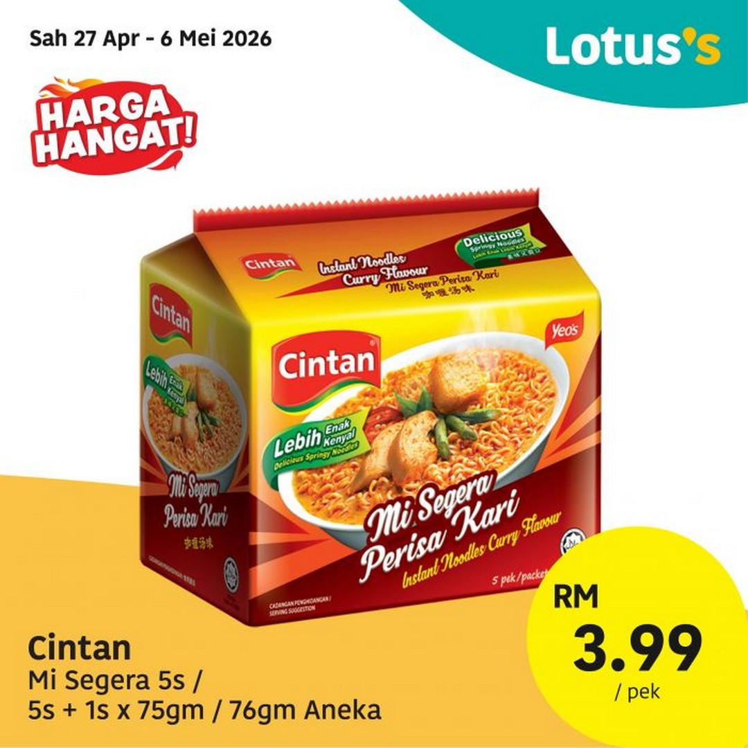 Lotuss-Malaysia-Weekly-Buy-1-Free-1-Groceries-Promotion-9 27 April – 6 May 2026: Lotus’s Malaysia Weekly Buy 1 Free 1 Groceries Promotion – Fresh Deals, Pantry Savings & Household Essentials Sale