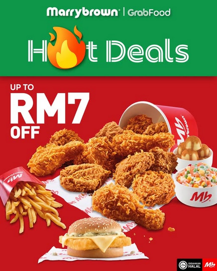 Marrybrown-GrabFood-RM3–RM7-Off-Dea 1–31 May 2026: Marrybrown GrabFood RM3–RM7 Off Deal: Food Delivery Promotion for Comfort Meals in Malaysia