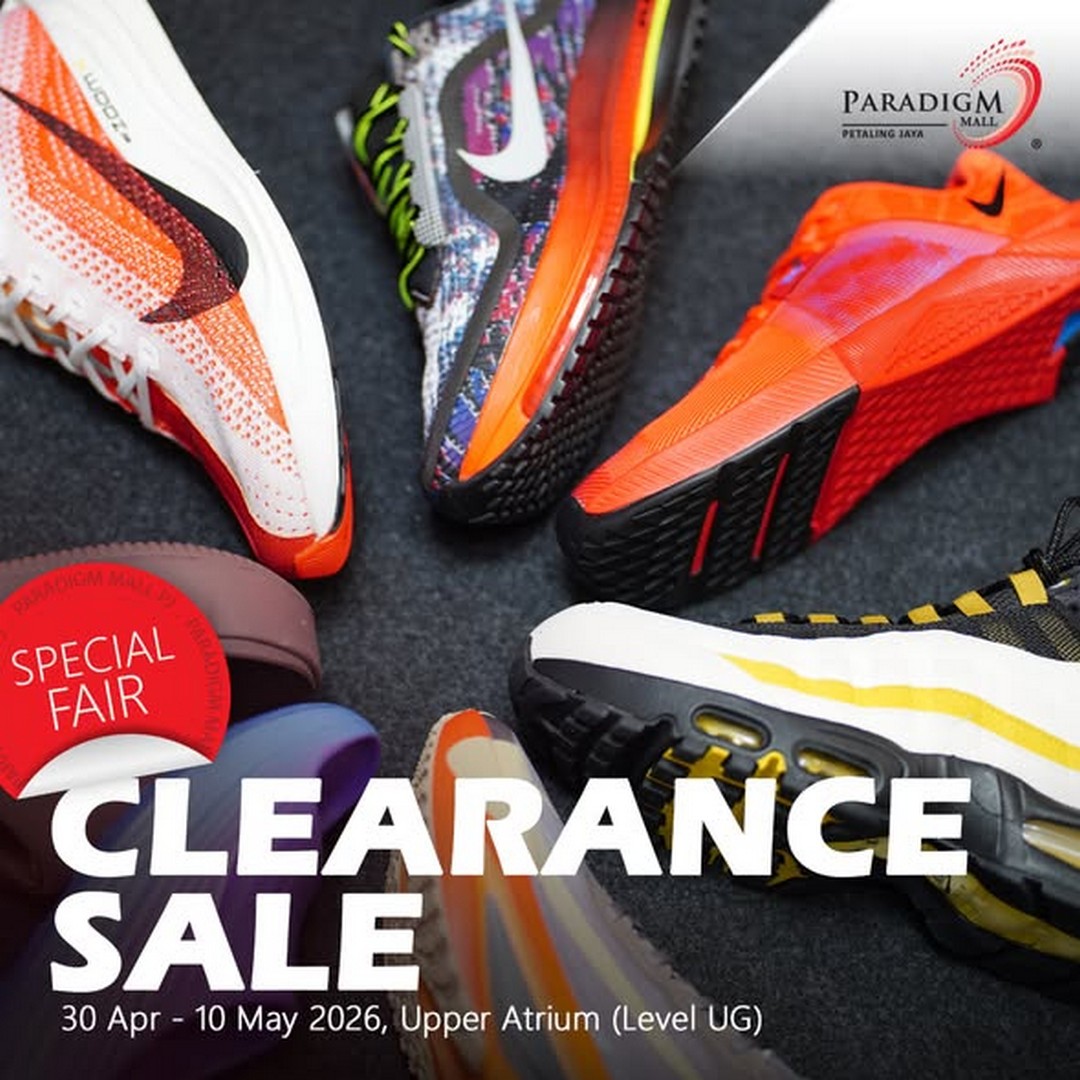 Nike-Up-to-60-Off-Sale-at-Paradigm-Mall-Petaling-Jaya 30 April–10 May 2026: Nike Up to 60% Off Sale at Paradigm Mall Petaling Jaya, Sportswear Clearance Promotion