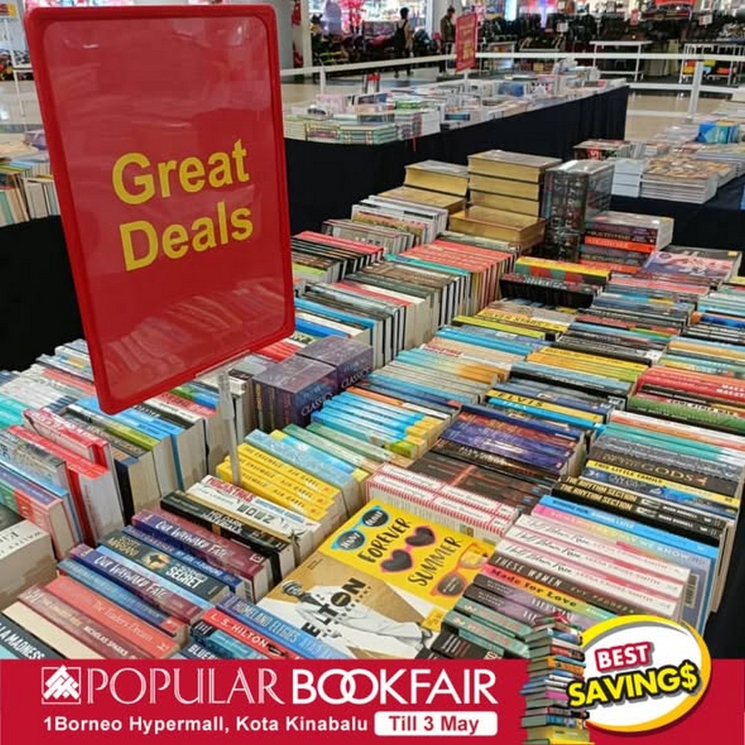 POPULAR-Bookfair-@-1-Borneo-Hypermall-2 Now till 3 May 2026: POPULAR Bookfair @ 1 Borneo Hypermall, Kota Kinabalu – Book Promotion & Big Savings on Books, Gadgets and Stationery Sale Event in Sabah