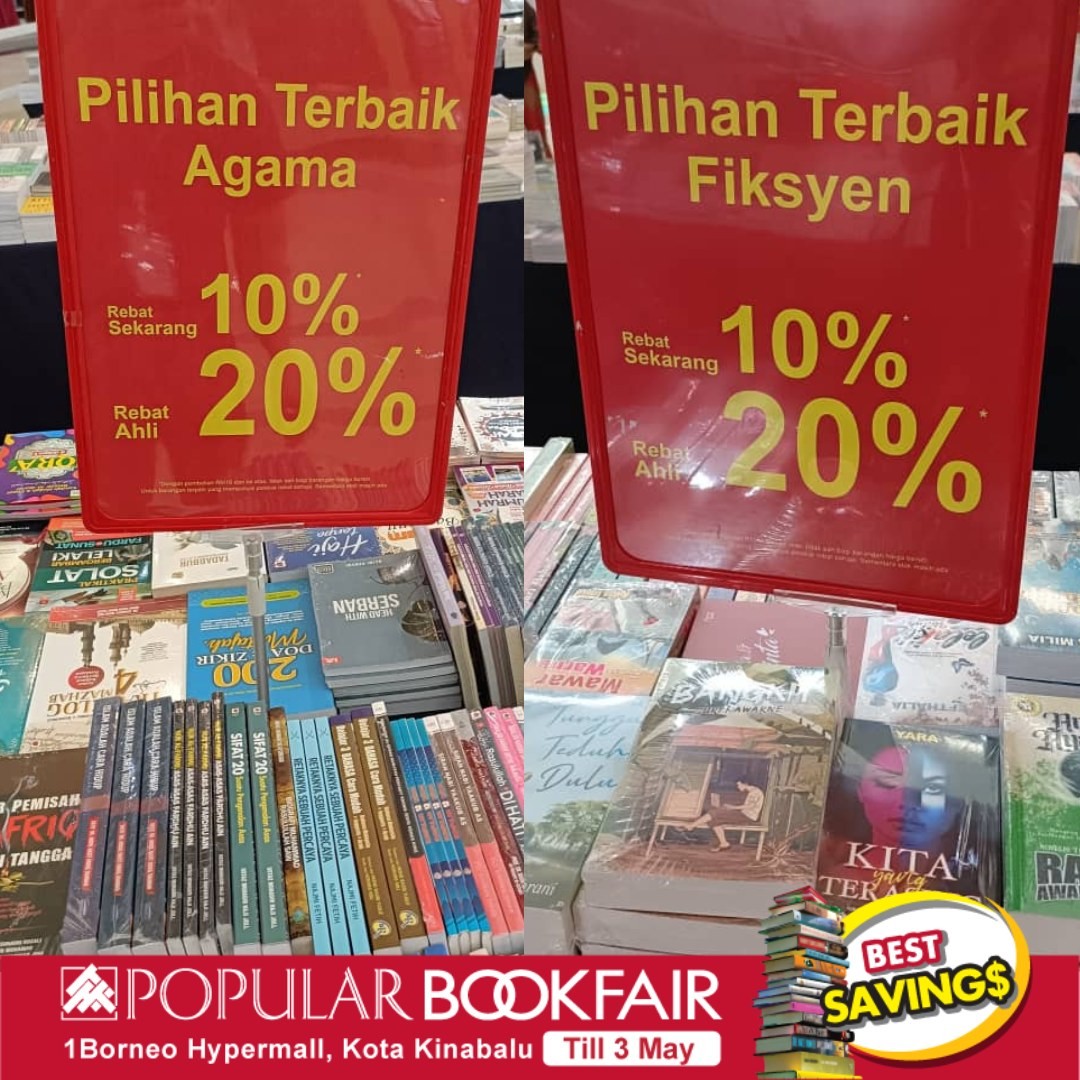 POPULAR-Bookfair-@-1-Borneo-Hypermall-5 Now till 3 May 2026: POPULAR Bookfair @ 1 Borneo Hypermall, Kota Kinabalu – Book Promotion & Big Savings on Books, Gadgets and Stationery Sale Event in Sabah