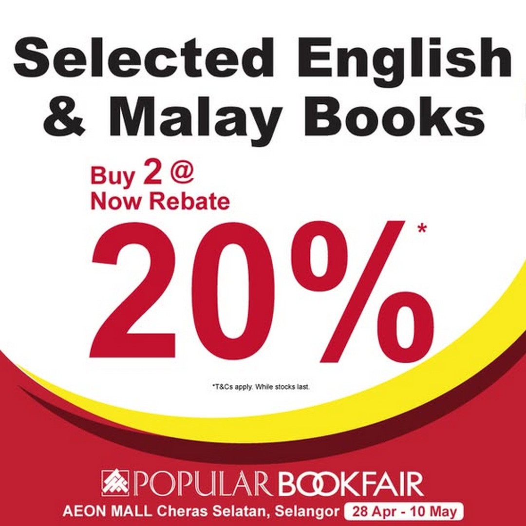 POPULAR-Bookfair-@-AEON-Mall-Cheras-Selatan-1 28 April - 10 May 2026: POPULAR Bookfair @ AEON Mall Cheras Selatan, Sale Promotion, Massive Book Discounts, Vouchers & Free Gifts for Readers and Families