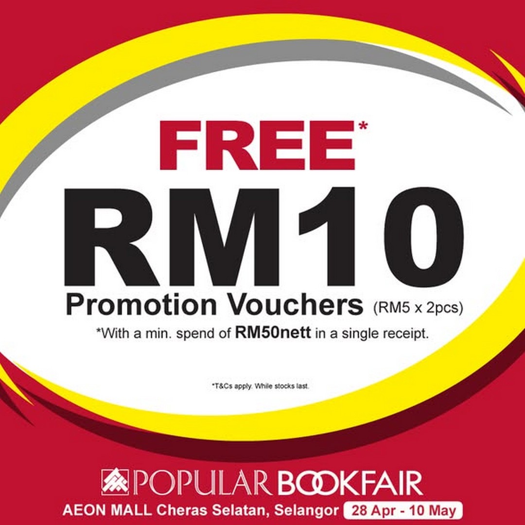 POPULAR-Bookfair-@-AEON-Mall-Cheras-Selatan-2 28 April - 10 May 2026: POPULAR Bookfair @ AEON Mall Cheras Selatan, Sale Promotion, Massive Book Discounts, Vouchers & Free Gifts for Readers and Families