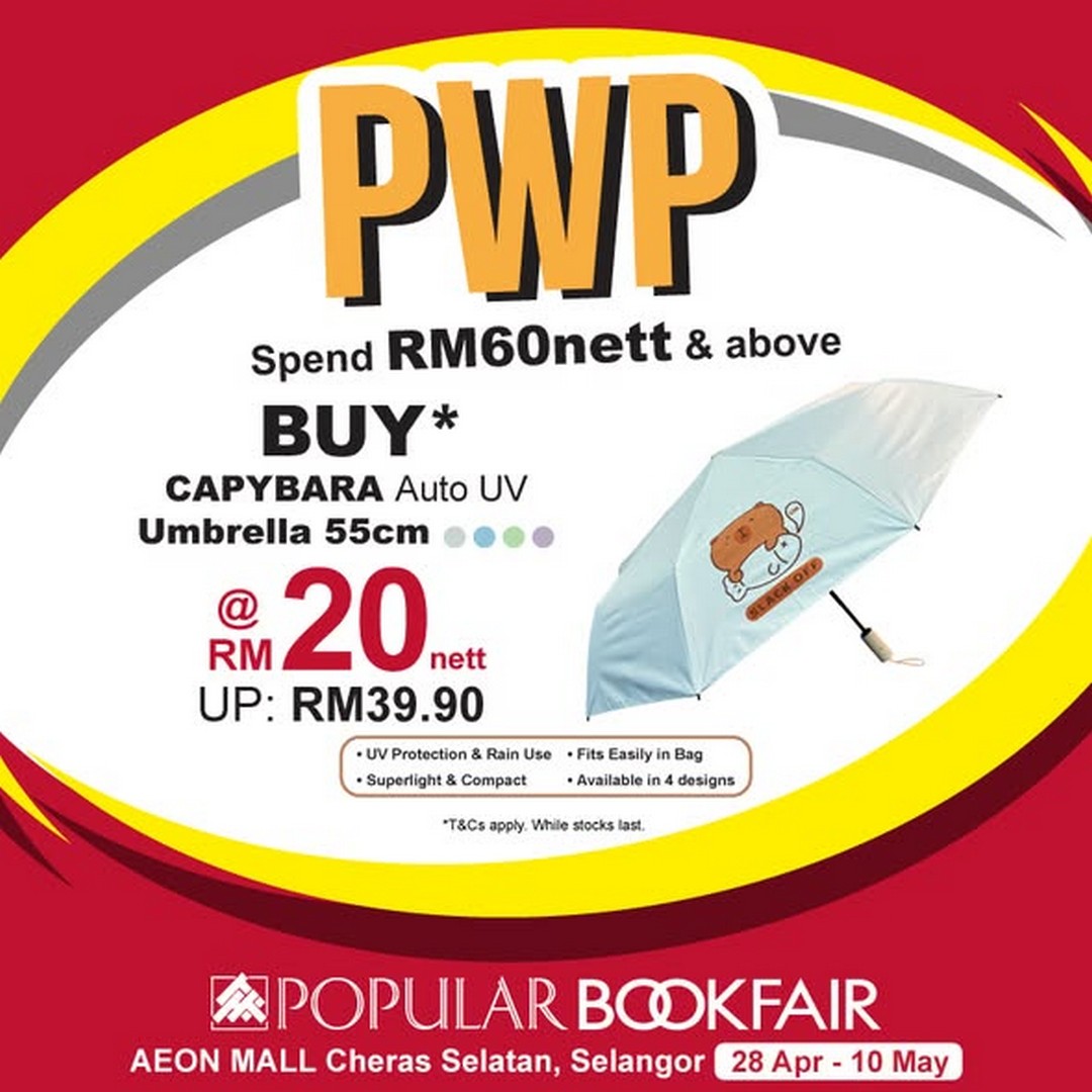POPULAR-Bookfair-@-AEON-Mall-Cheras-Selatan-3 28 April - 10 May 2026: POPULAR Bookfair @ AEON Mall Cheras Selatan, Sale Promotion, Massive Book Discounts, Vouchers & Free Gifts for Readers and Families