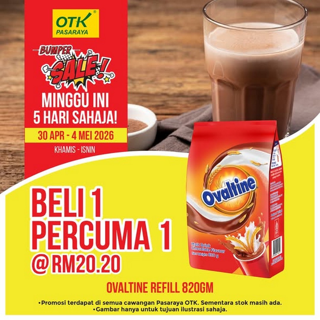 Pasaraya-OTK-Great-Weekly-Deals-Promotion-1 30 April–4 May 2026: Pasaraya OTK Great Weekly Deals Promotion, Buy 1 Free 1 Ice Cream and Ovaltine Savings Event