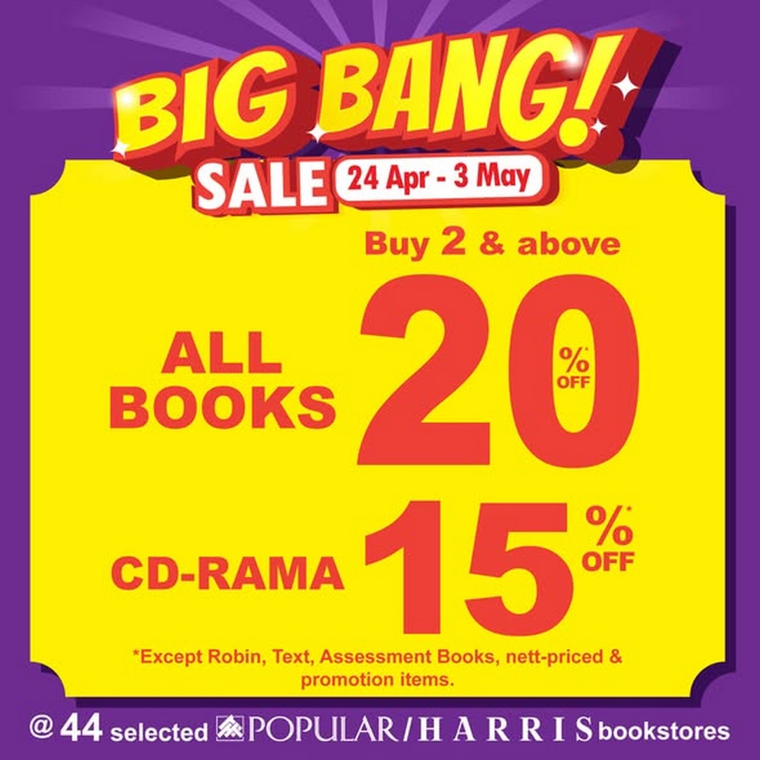 Popular-Book-Big-Bang-Sale-Popular-Bookstore-Malaysia-Promotion-1 Now till 3 May 2026: Popular Book Big Bang Sale, Popular Bookstore Malaysia Promotion with Up to 60% Discounts Across Selected Stores Nationwide