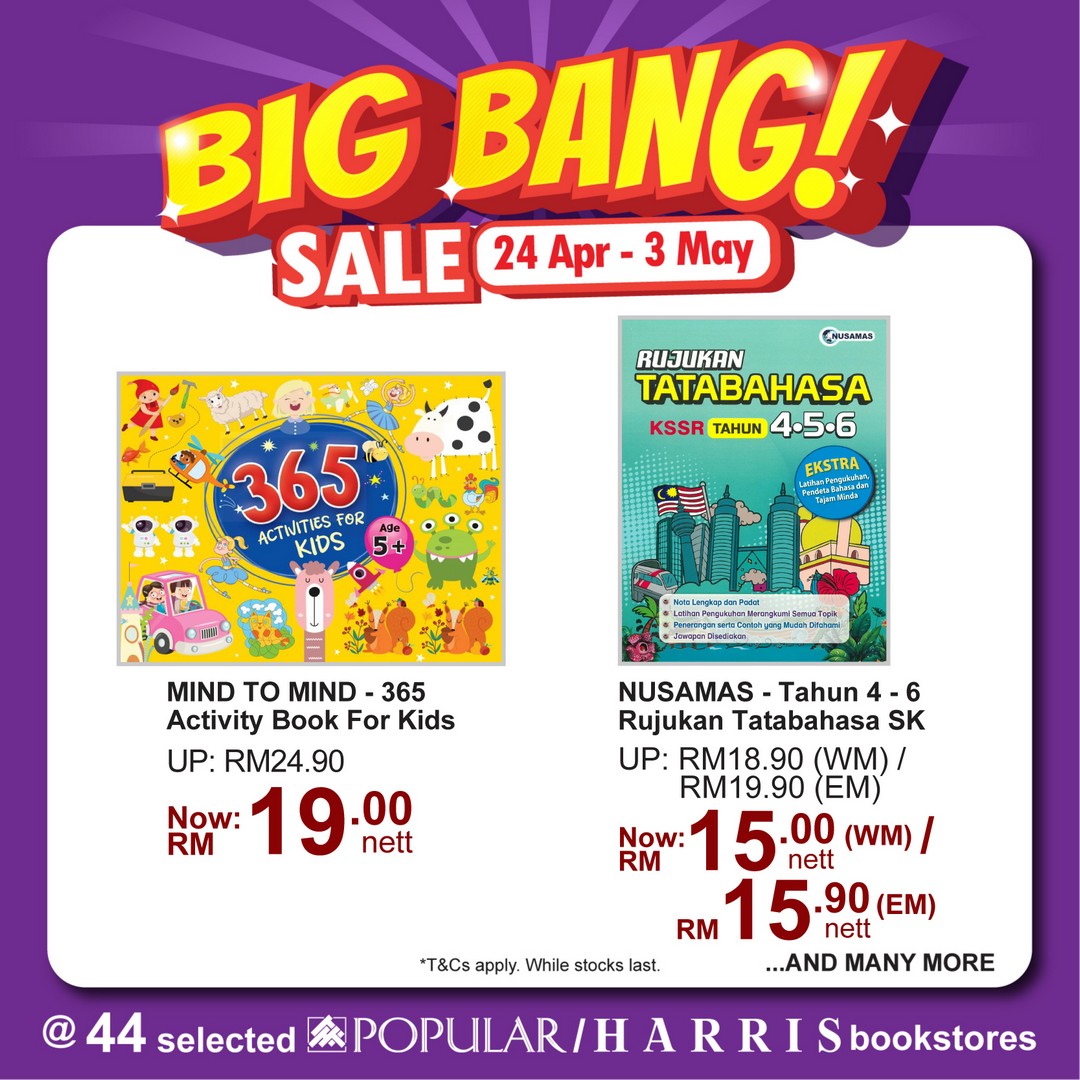 Popular-Book-Big-Bang-Sale-Popular-Bookstore-Malaysia-Promotion-10 Now till 3 May 2026: Popular Book Big Bang Sale, Popular Bookstore Malaysia Promotion with Up to 60% Discounts Across Selected Stores Nationwide