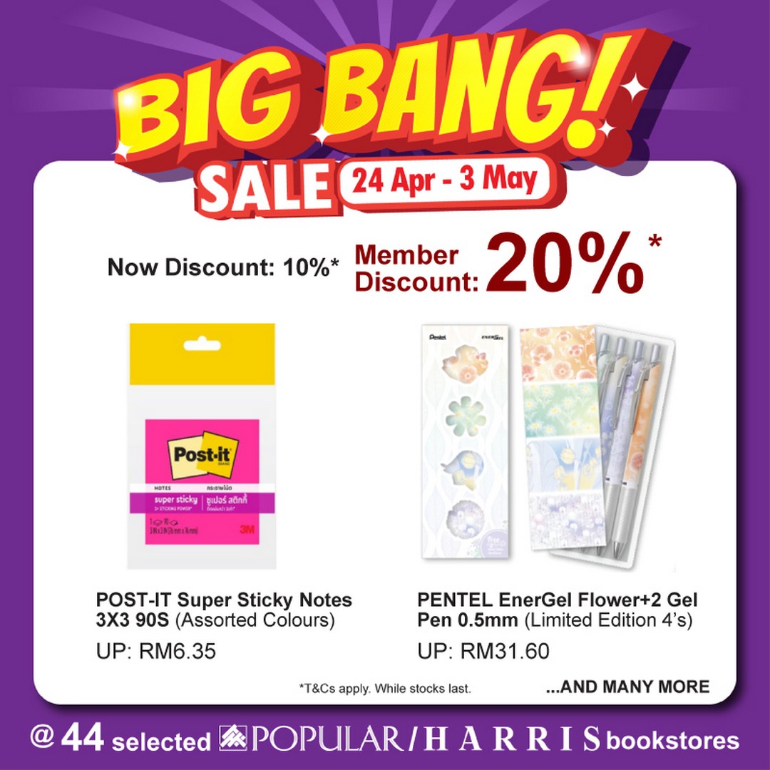 Popular-Book-Big-Bang-Sale-Popular-Bookstore-Malaysia-Promotion-7 Now till 3 May 2026: Popular Book Big Bang Sale, Popular Bookstore Malaysia Promotion with Up to 60% Discounts Across Selected Stores Nationwide